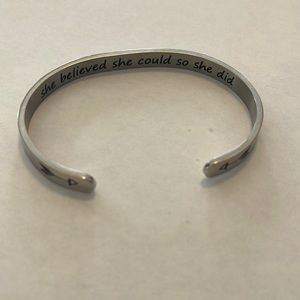 Inspirational Cuff Bracelet